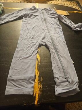 Kyte BABY slate Zippered romper